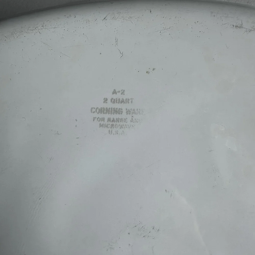 VTG Corning Ware Spice of Life La Marjolaine 2 Quart Dish A2B w/ Pyrex Lid A9C